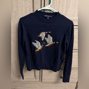 Brooks Brothers Geese Sweater Size Small